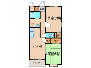ハイツK・I【3階】の間取り