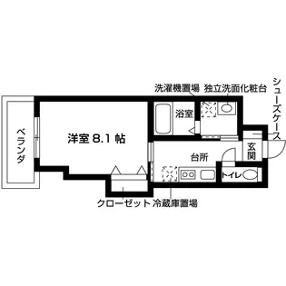 エルメディオ千種【6階】の間取り