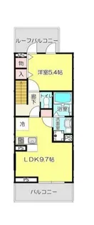 HILLS松山【2階】の間取り