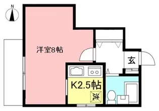 カメリア成城【3階】の間取り
