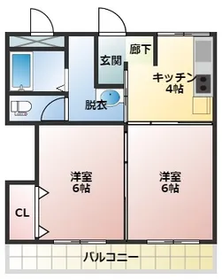 City in リベルテ【3階】の間取り
