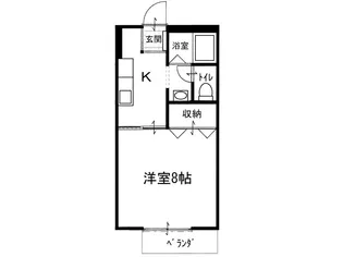グリーンハイツ【1階】の間取り