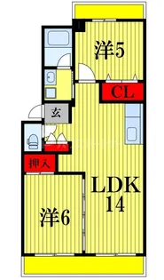 フォンテーヌ柏【2階】の間取り