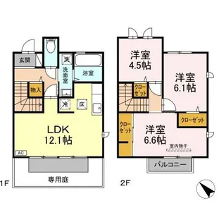 Laurea(ラウレア)【2階】の間取り