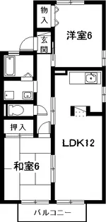 ハートホーム西沢 B棟【2階】の間取り