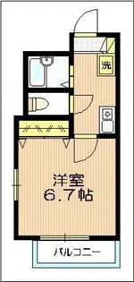 サニーハイツ2【2階】の間取り