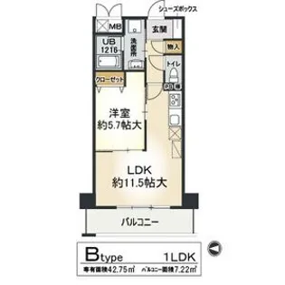 LAVIS【3階】の間取り
