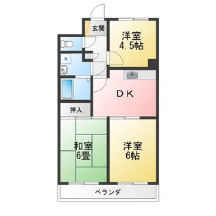 サンヒルズII【2階】の間取り