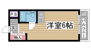 ダイドーメゾン芦屋【2階】の間取り