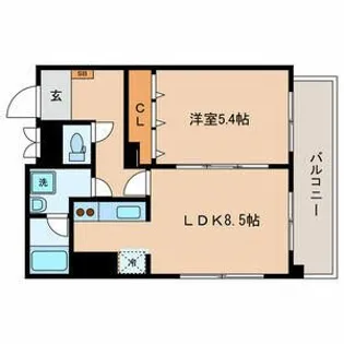 Levante A (レヴアンテア-)【1階】の間取り