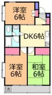 ベルシャンブル弐番館【3階】の間取り