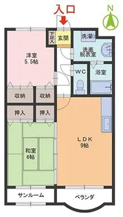 メゾン・ラフィーネ【2階】の間取り