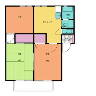 サンホーム千南 B【2階】の間取り