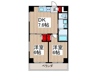 Lifetime【3階】の間取り
