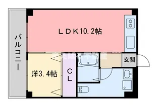 アスピラシオン ステラ前原【3階】の間取り