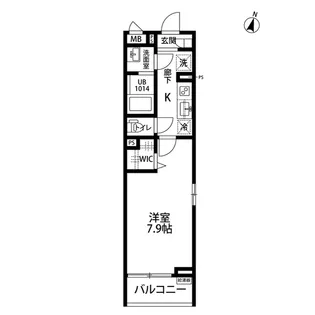アイリスフジ【2階】の間取り