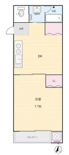 エンブルセレス常磐町【9階】の間取り