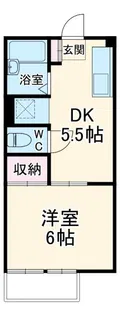 サマックスガーデニアハイツ【1階】の間取り