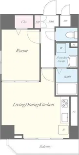 NJ Place【6階】の間取り