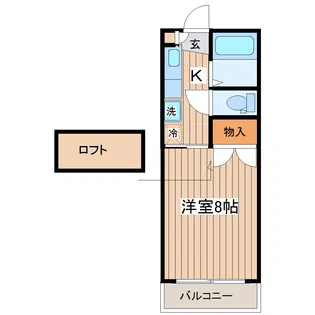 オークヒル【1階】の間取り