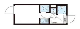 QUQURI北新宿の間取り