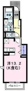 スティブル備後【1階】の間取り