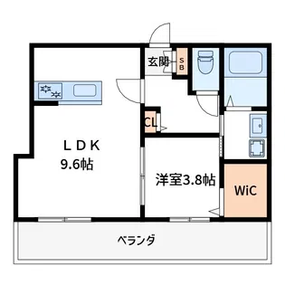 MER五番館【3階】の間取り