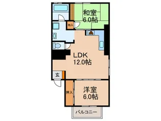 バレンシア歌敷山【2階】の間取り