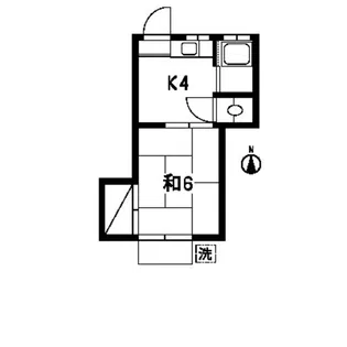 正栄ハイツ【2階】の間取り
