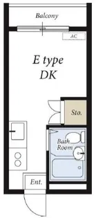 高津マンション【3階】の間取り