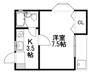 サザンアネックス II【1階】の間取り