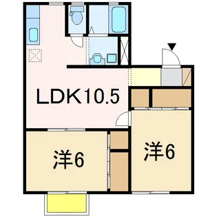 サンルミナス【2階】の間取り