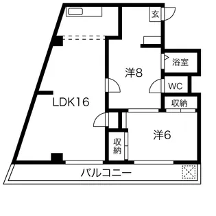 あさひビル【4階】の間取り