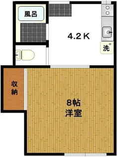 シルバーハイツB【2階】の間取り
