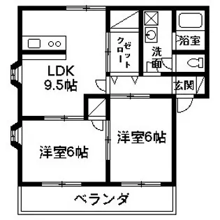III大嶋レジデンス【1階】の間取り