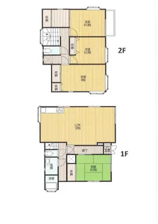 神奈川県相模原市中央区淵野辺2【一戸建】の間取り