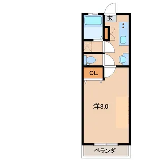 エスポワール【1階】の間取り