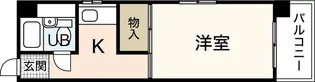 1Kの間取り画像