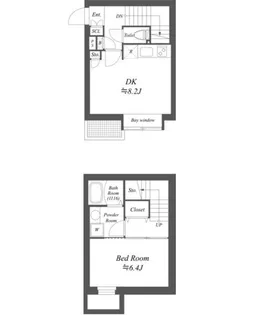 LEGALAND初台【1階】の間取り