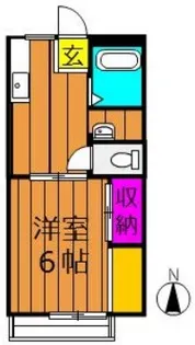 アンダンテ福井 B【1階】の間取り