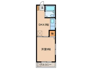 テラス草香江【3階】の間取り