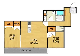 Vita Serena(ヴィータセレーナ)【2階】の間取り