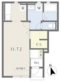 la ash(ラアッシュ)I【1階】の間取り