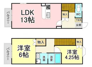 サングリーン君ヶ浜の間取り