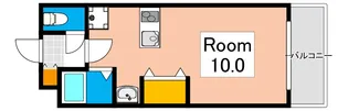 ソレイユ大元上町【308・508号室タイプ】【角部屋】【5階】の間取り