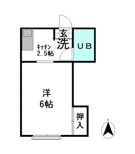 コーセーコーポ【1階】の間取り