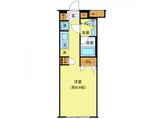 プレール・ドゥーク中野上高田【3階】の間取り