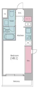 東京都目黒区中目黒2【マンション】の間取り