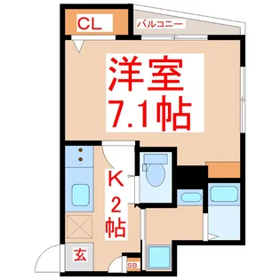 REIM東谷山【5階】の間取り