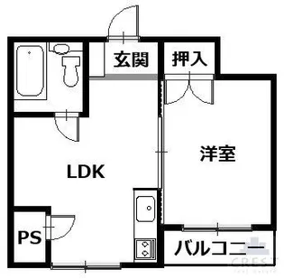 シーアイマンション福山【2階】の間取り